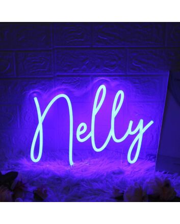 Nelly Blue Neon Sign