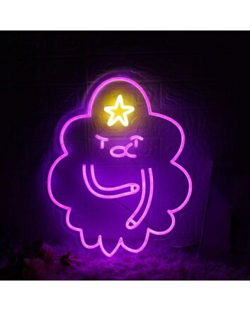 Crying Purple Cloud Custom Neon Sign
