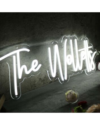 The Wolletts White Neon Sign
