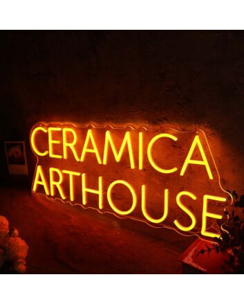 Ceramica Arthouse Orange Neon Sign