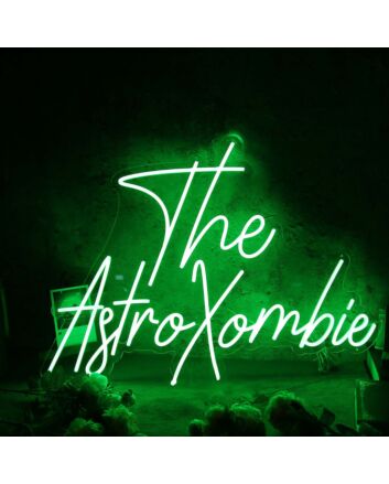 The Astro Xombie Green Neon Sign