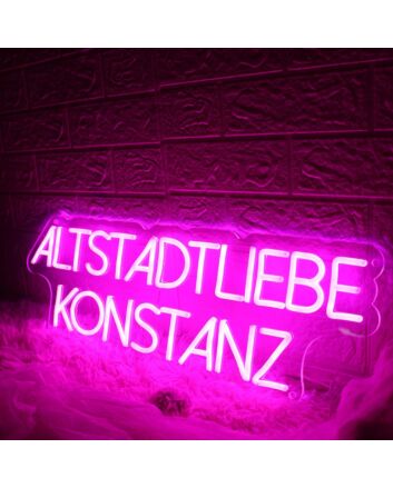 Altstadtliebe Konstanz Pink Neon Sign