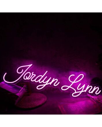 Jordyn Lynn Pink Neon Sign