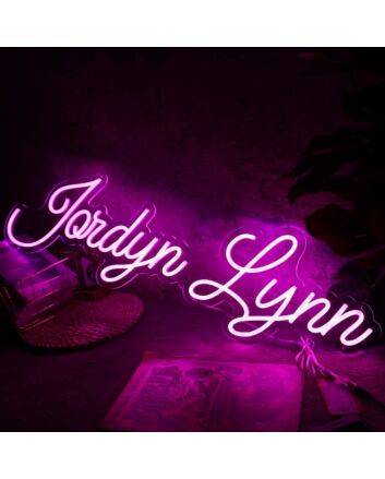 Jordyn Lynn Pink Neon Sign