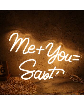 Me You Santi Yellow Neon Sign