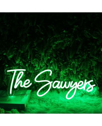 The Sawyers Green Neon Sign