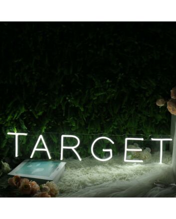 TARRGET White Neon Sign
