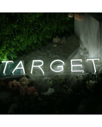 TARRGET White Neon Sign