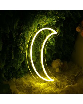 Lack Of Moon Yellow Neon Sign