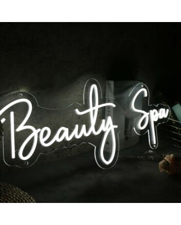 Beauty Spa White Neon Sign