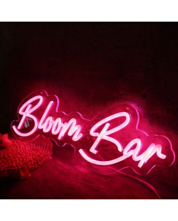 Bloom Bar Red Neon Sign