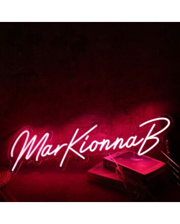MarkKionnaB Red Neon Sign
