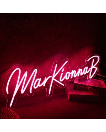 MarkKionnaB Red Neon Sign