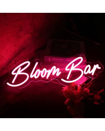Bloom Bar Red LED Neon Sign