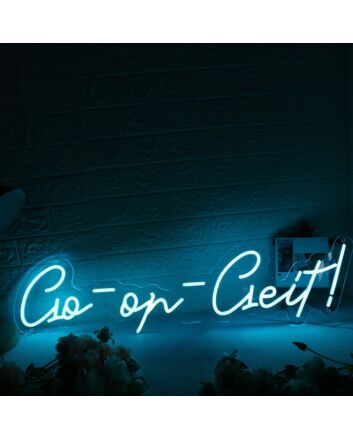 Go On Diet Blue Neon Sign