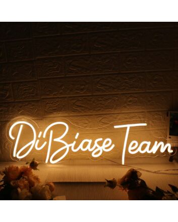 DiBiase Team Yellow Neon Sign