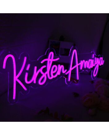 Kirsten Amaiya Pink Neon Sign