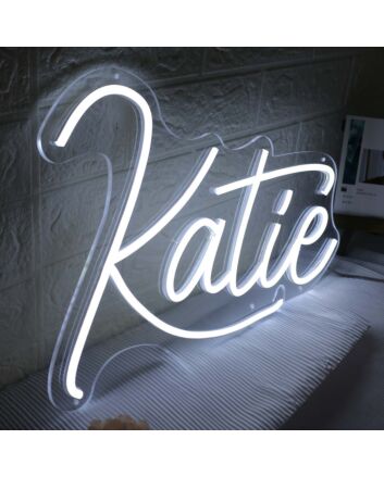 Katie White Neon Sign