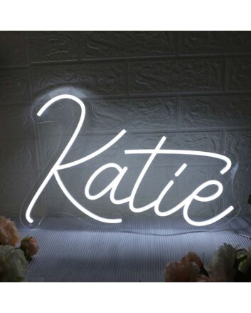 Katie White Neon Sign