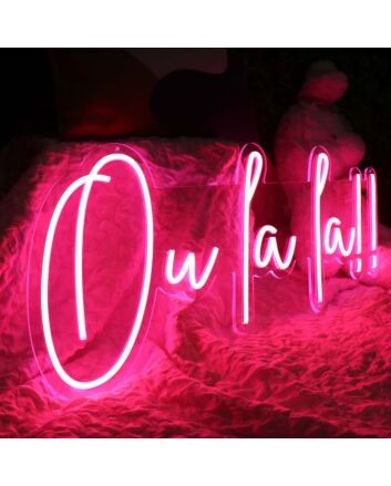 Ou La La Red Neon Sign