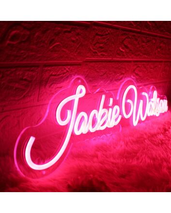 Jackie Watson Red Neon Sign