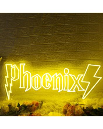 Phoenix Yellow Neon Sign