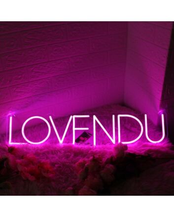 LOVENDU Pink Neon Sign
