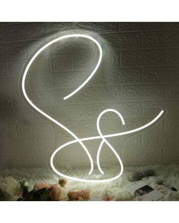 S8 White Neon Sign