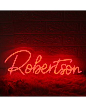 Robertson Red Neon Sign