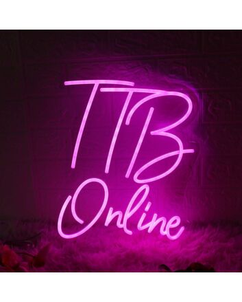 TTB Online Pink Neon Sign