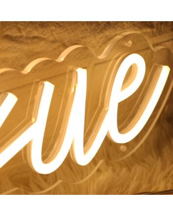 Eskue Yellow Neon Sign