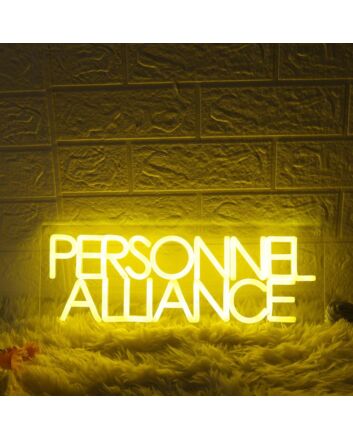 Persinnel Alliance Yellow Neon Sign