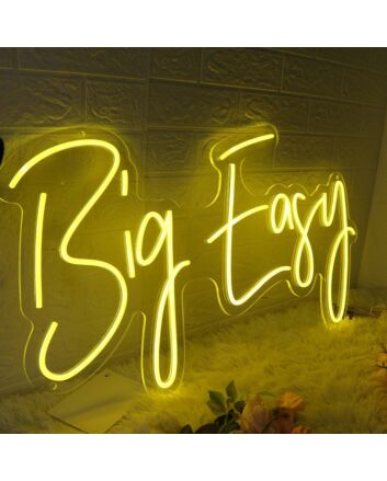 Big Easy Yellow Neon Sign