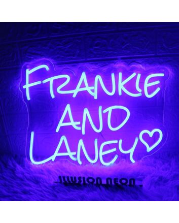 Rise Ane Grid LED Neon Sign