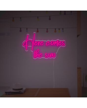 Here Comes The Sun LED Neon Sign
