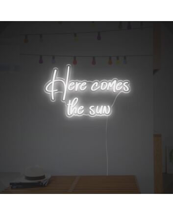 Here Comes The Sun LED Neon Sign