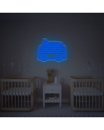Old School Bus LED Neon Sign