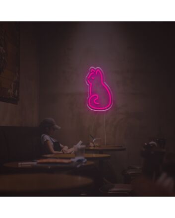 Sleepy Cat LED Neon Sign