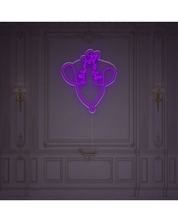 Couple Faces LED Neon Sign