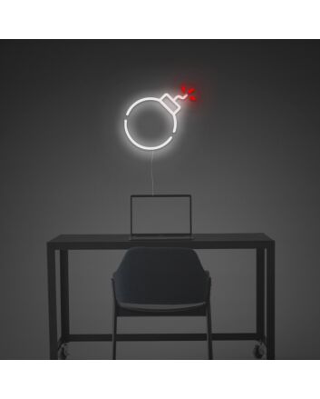 Fire Bomb LED Neon Sign