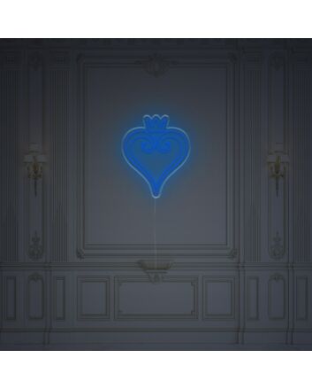 Heart With Crown LED Neon Sign