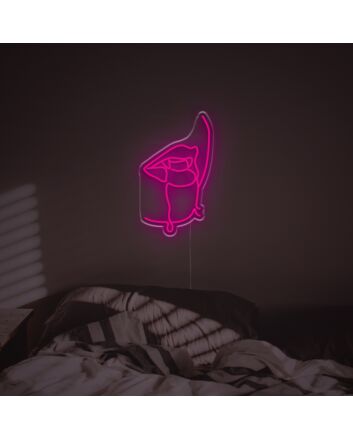 Lady Mouth LED Neon Sign
