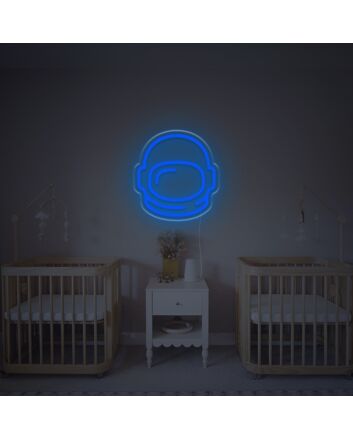Astronaut Head LED Neon Sign