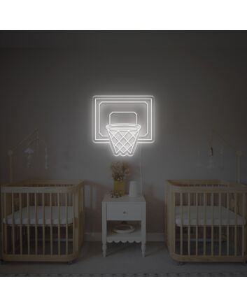 Basketball Basket LED Neon Sign