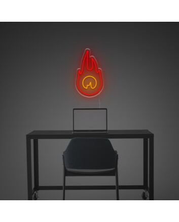 Big Fire LED Neon Sign