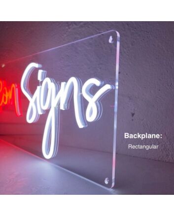 customize  lifes too short to be unhappy neon sign  54inch  includ remote control