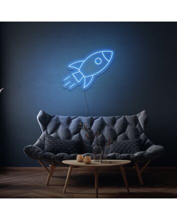 Rocket Neon Sign