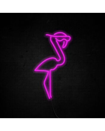 Mike Custom  Talk Birdie To Me Separate 80 inch + Flamingo Neon Sign 60inch