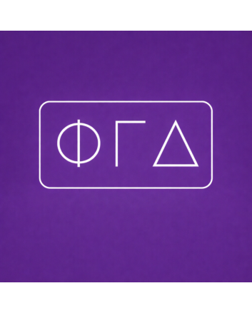 Phi Gamma Delta ΦΓΔ LED Neon Sign for Brotherhood Events and Fraternity Decor