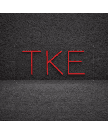 Tau Kappa Epsilon ΤΚΕ LED Neon Sign Celebrating Brotherhood and Commitment